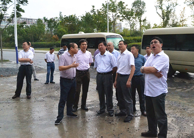 毛光烈副省長一行考察開化“瀾庭國際”及“東方廣場”項(xiàng)目