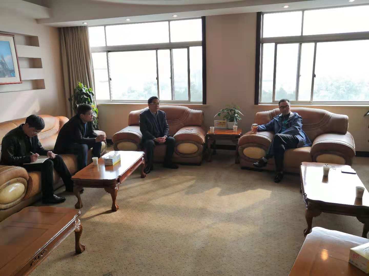 集團公司副總經(jīng)理徐旭陽一行赴杭鋼集團交流考察