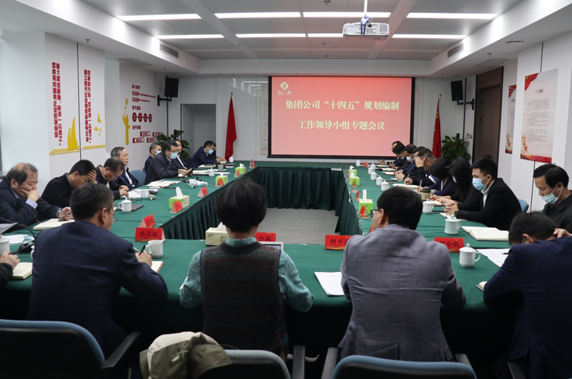 集團(tuán)公司召開(kāi)“十四五”規(guī)劃編制工作領(lǐng)導(dǎo)小組專題會(huì)議