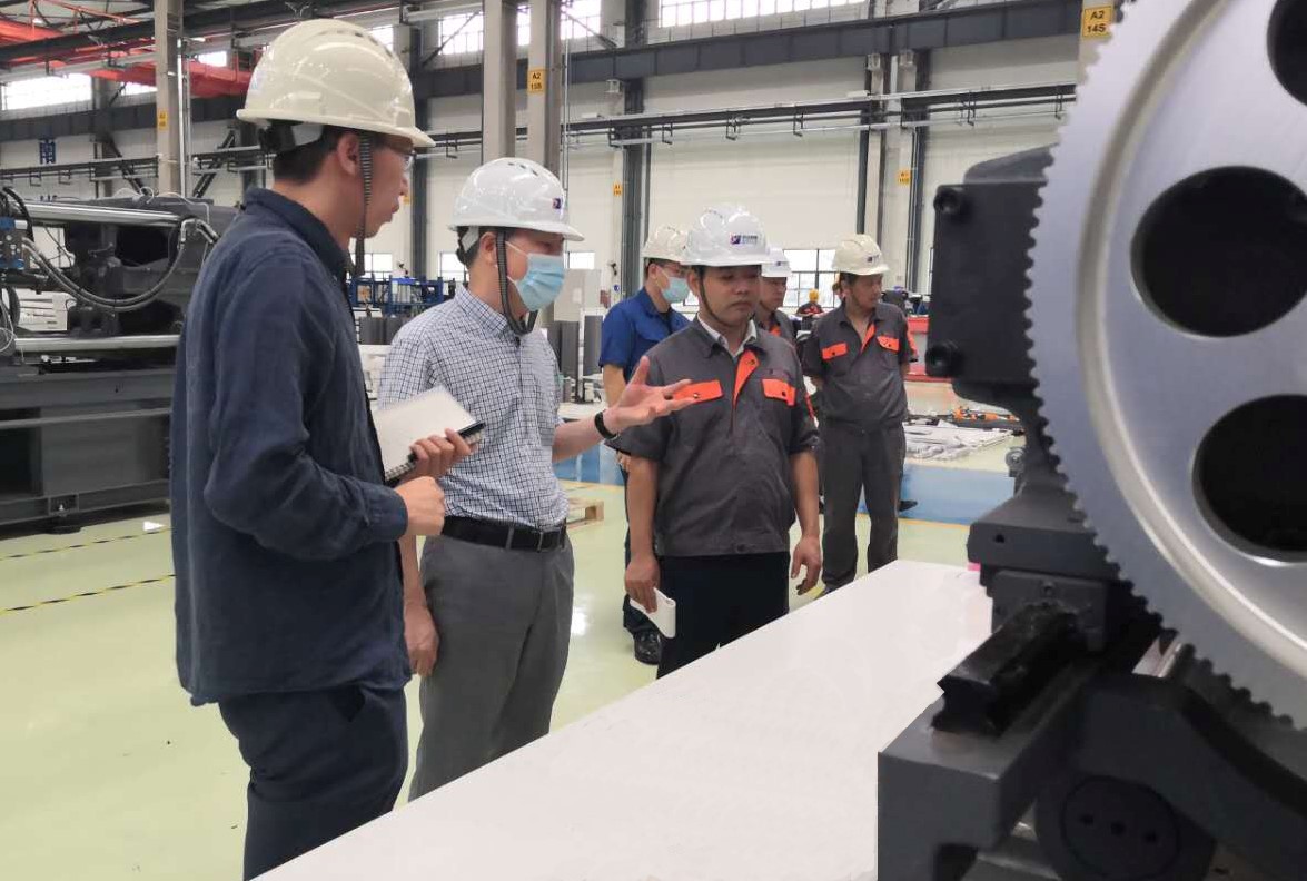 集團(tuán)公司黨委書記、董事長虞岳明赴德清申達(dá)公司調(diào)研指導(dǎo)